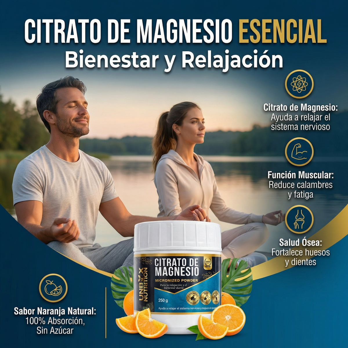 Citrato de Magnesio Micronizado 250 g